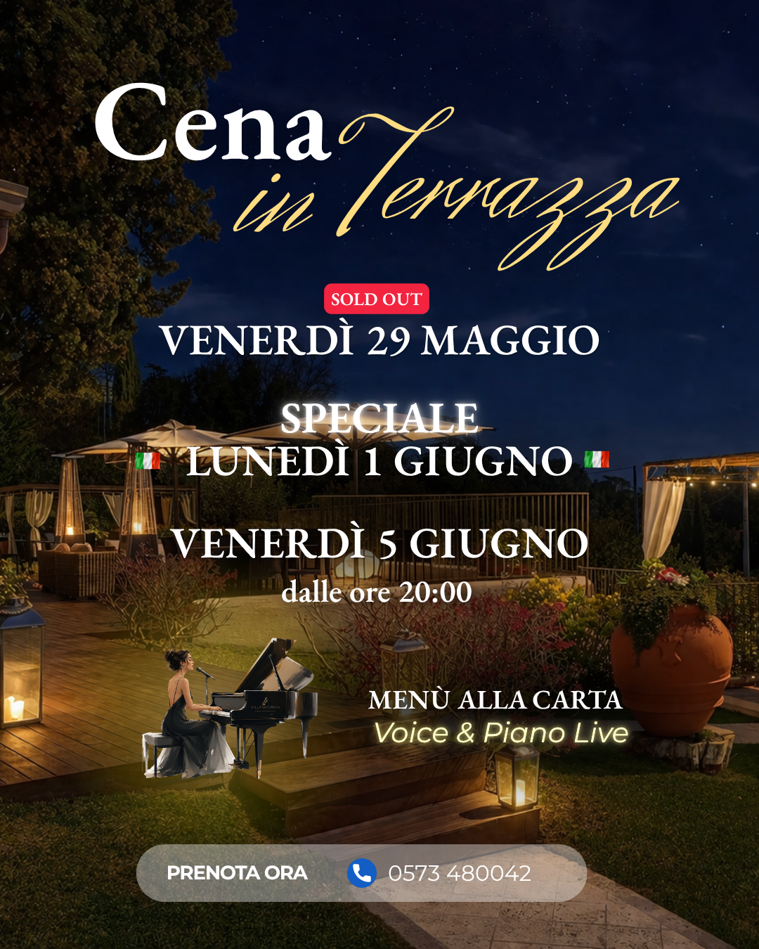 Cena in Terrazza - Villa Giorgia